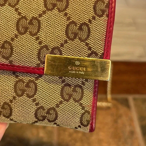 Gucci Guccisima Signature Monogram Canvas and Leather Long Wallet - Picture 12 of 16